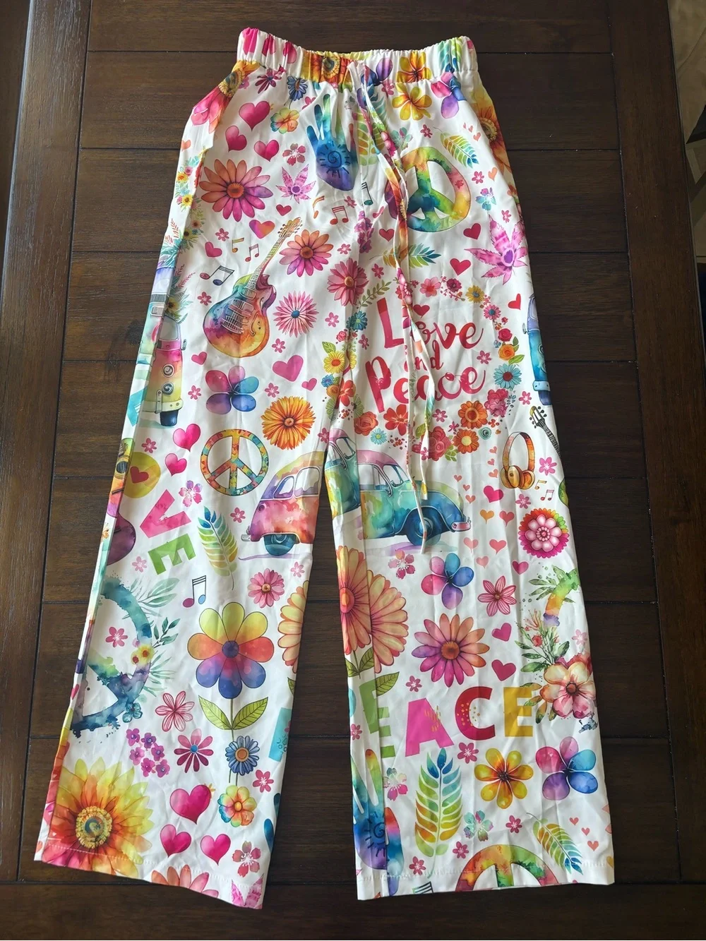 Women’s White Rainbow Floral 